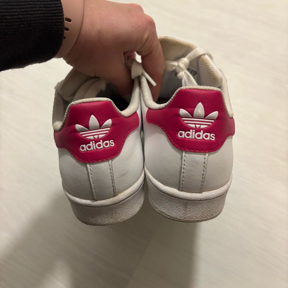 Dark Pink SuperStar Adidas Sneakers - Picture 5 of 6